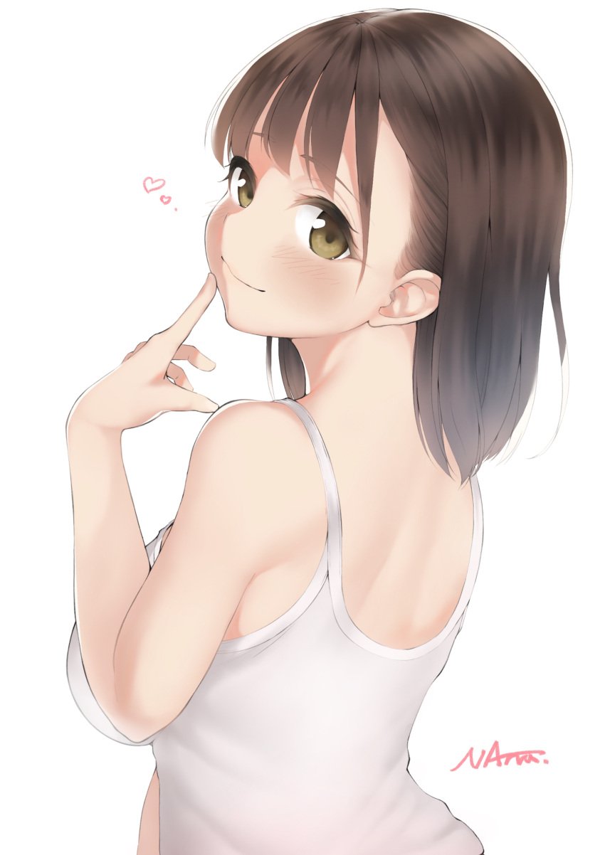 1girl, absurdres, artist_name, bangs, bare_arms, bare_shoulders, blush, breasts