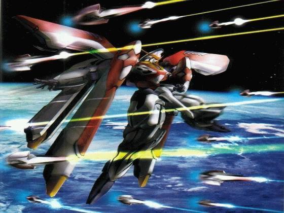 gundam, mecha, phoenix_gundam, sd_gundam_g-generation, space