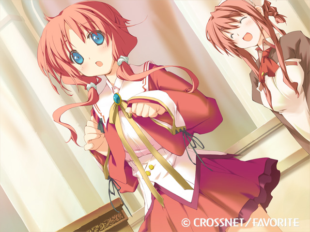 game_cg, happy_margaret, happy_margaret!, kokonoka, sakura_mao, sakura_maou, school_uniform, twintails