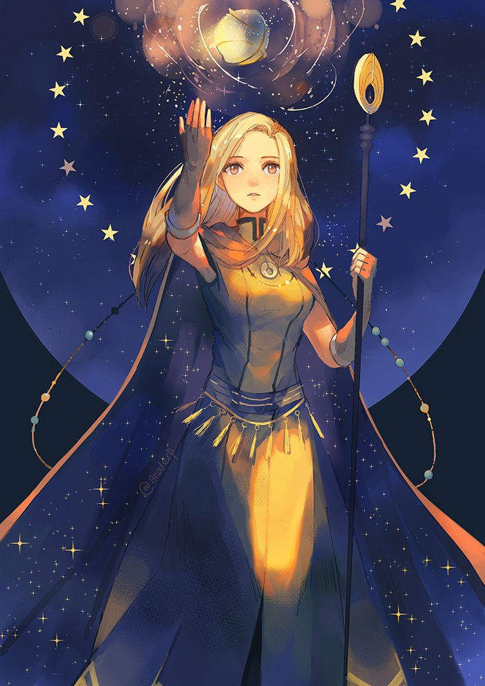 1girl, anocurry, blonde_hair, bracelet, dress, gloves, jewelry, long_hair