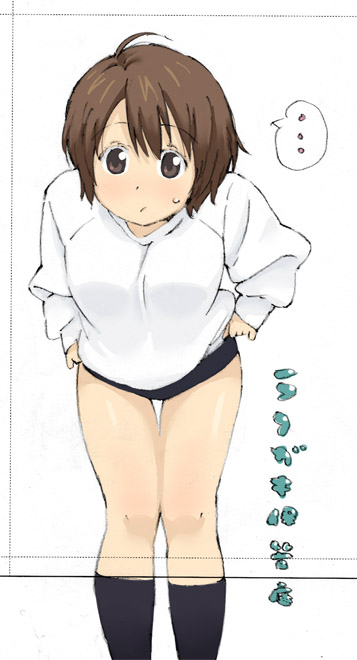 kneehighs, kotobuki, original, short_hair, socks