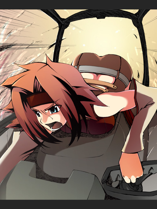 1girl, bare_shoulders, butt_crack, code_geass, guren_nishiki, kallen_stadtfeld, sleeveless, sleeveless_turtleneck