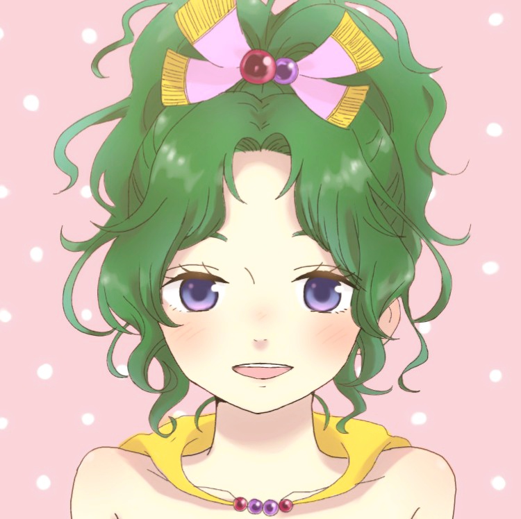 1girl, blue_eyes, final_fantasy, final_fantasy_vi, green_hair, ichi_(pixiv6373491), looking_at_viewer, medium_hair