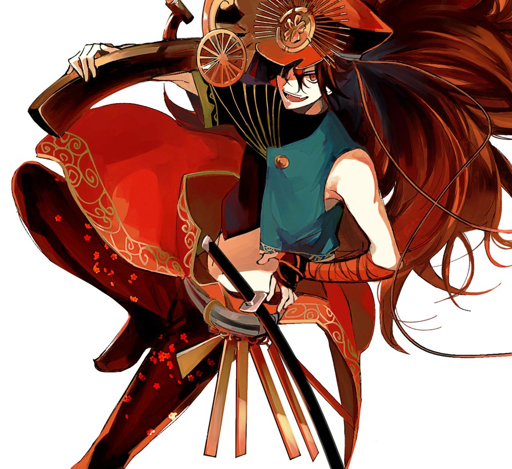 1boy, asymmetrical_clothes, belt, black_hair, boots, crop_top, fate/grand_order, fate_(series)