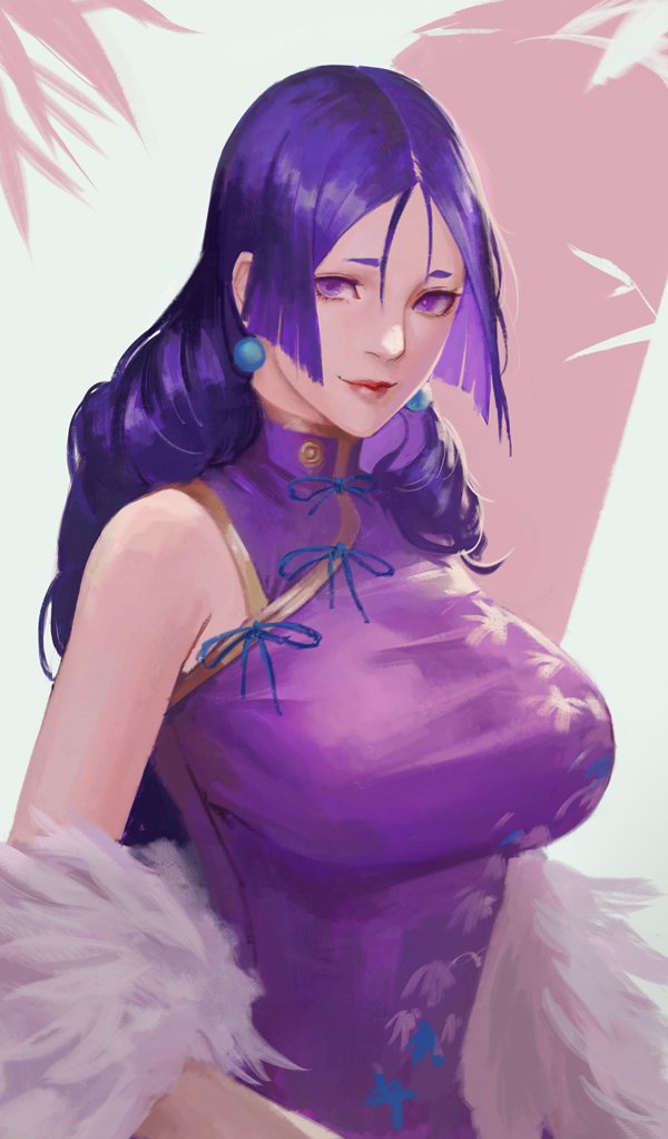 1girl, alternate_costume, bangs, bare_shoulders, breasts, china_dress, chinese_clothes, closed_mouth