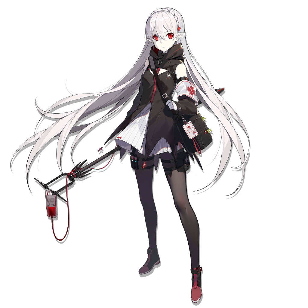 1girl, ankle_boots, arknights, armband, bangs, black_dress, black_footwear, black_jacket
