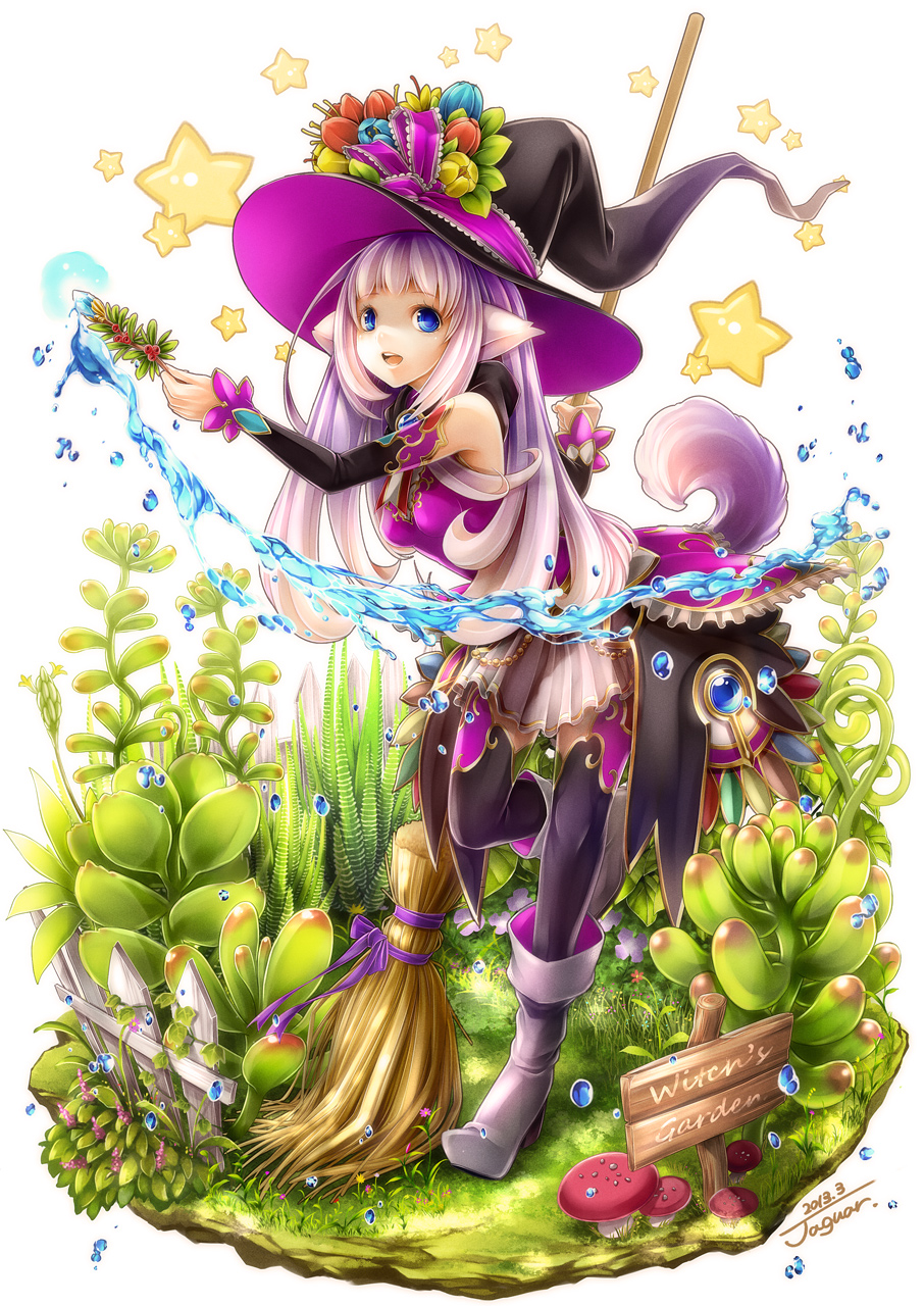 1girl, animal_ears, bangs, bare_shoulders, black_headwear, black_legwear, blue_eyes, boots