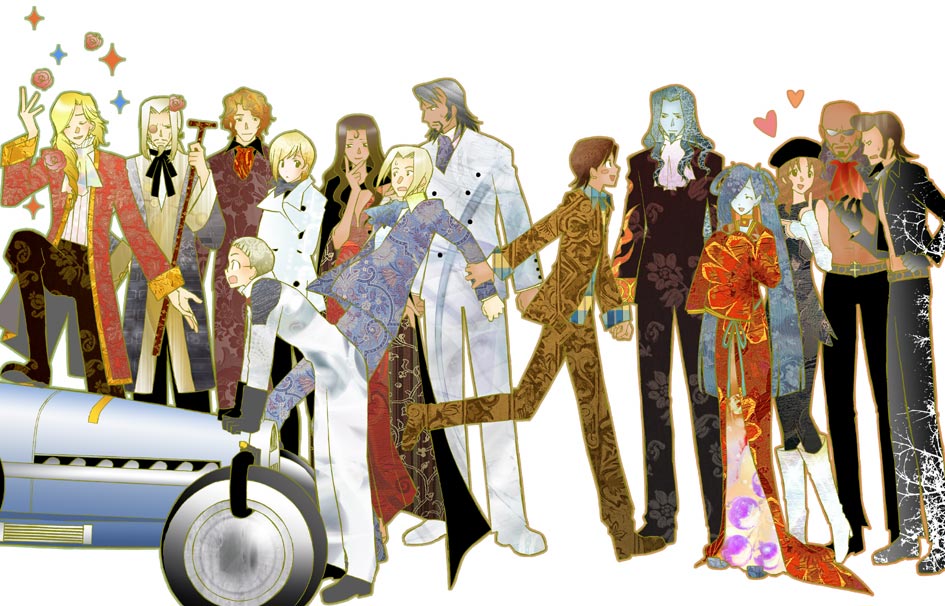 andrea_cavalcanti, baptistin, bertuccio, count_of_monte_cristo, eugenie_danglars, everyone, fernand_mondego, franz_d'epinay