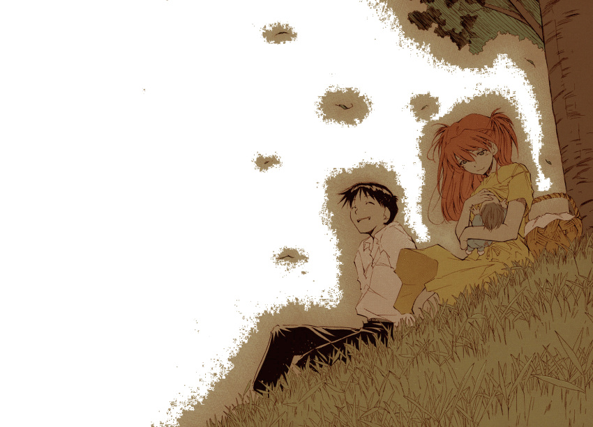 breast_feeding, good_end, highres, if_they_mated, ikari_shinji, kimigabuchi, neon_genesis_evangelion, re-take_doujinshi