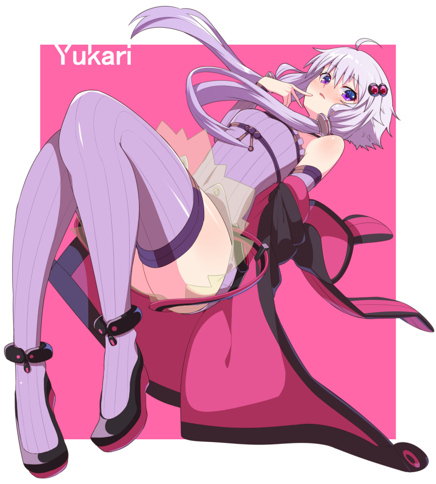 1girl, ahoge, animal_ears, anklet, bare_shoulders, black_jacket, blush, bracelet