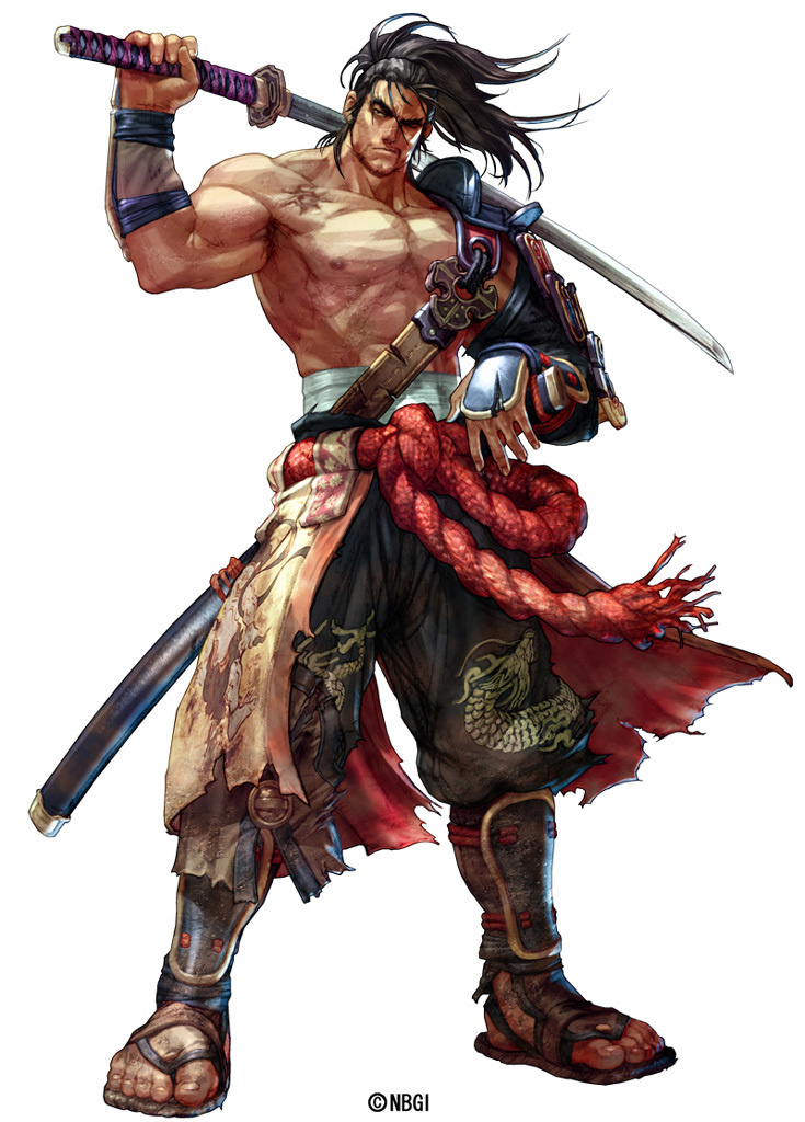 arm_guard, arm_guards, armor, dragon, katana, kawano_takuji, male, mitsurugi