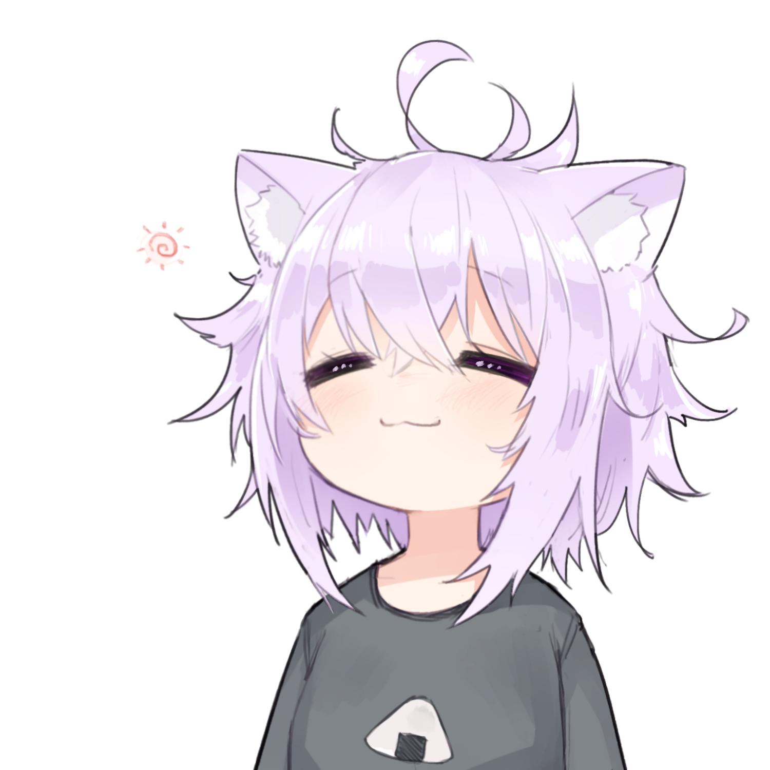 13o, 1girl, ahoge, animal_ear_fluff, animal_ears, black_shirt, blush, cat_ears