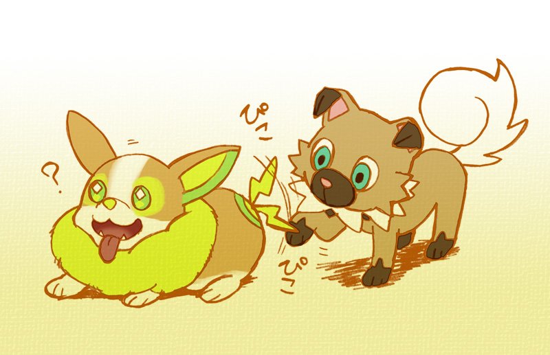 ?, aster_666, blue_eyes, gradient_background, green_eyes, no_humans, pokemon, pokemon_(creature)