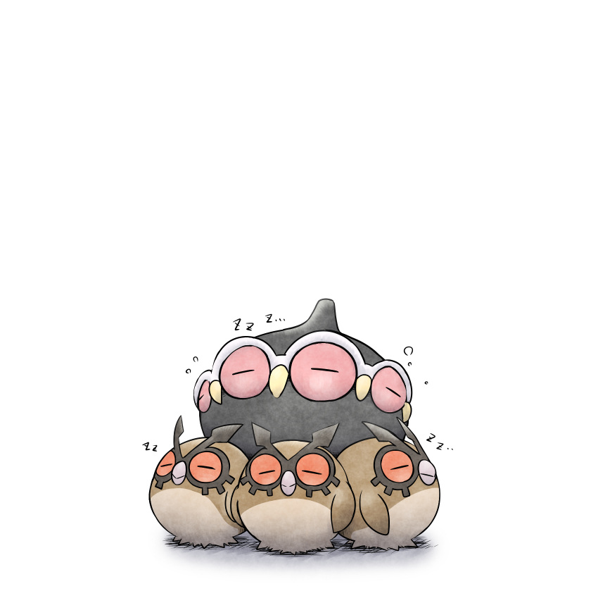 bird, claydol, closed_eyes, closed_mouth, extra_eyes, full_body, gen_2_pokemon, gen_3_pokemon