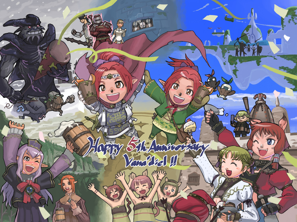 dark_lord, elf, elvaan, everyone, final_fantasy, final_fantasy_xi, galka, goblin