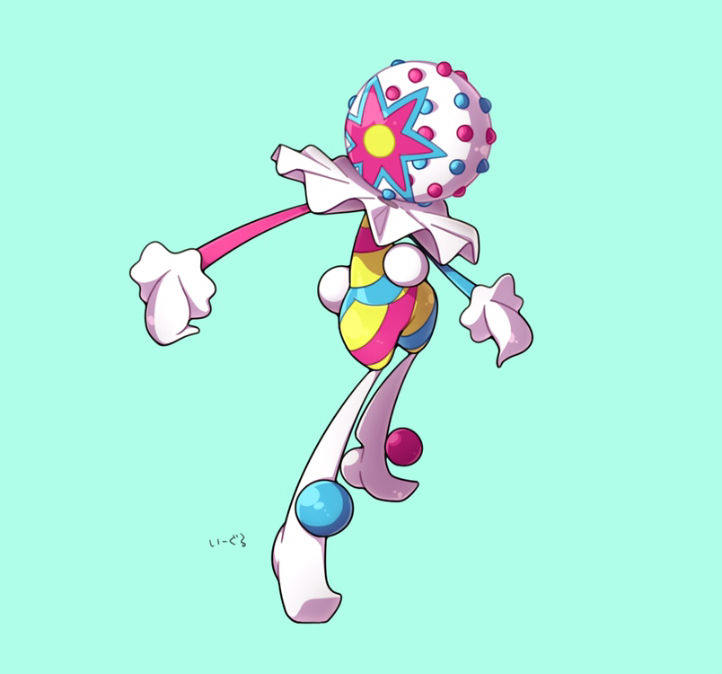 1other, blacephalon, blue_background, creature, creatures_(company), eagle_(pixiv8177028), full_body, game_freak