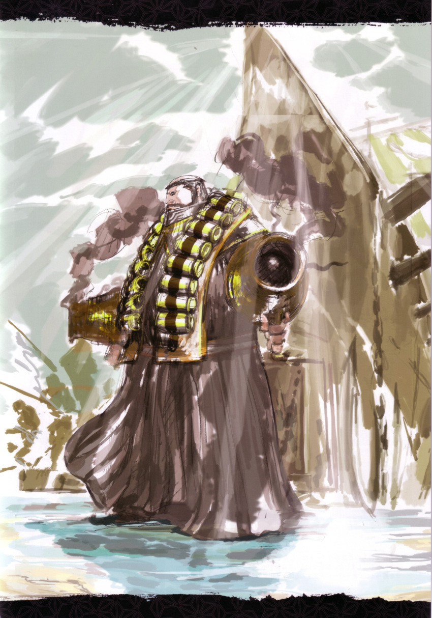 cannon, highres, sengoku_basara, tsuchibayashi_makoto, zabii