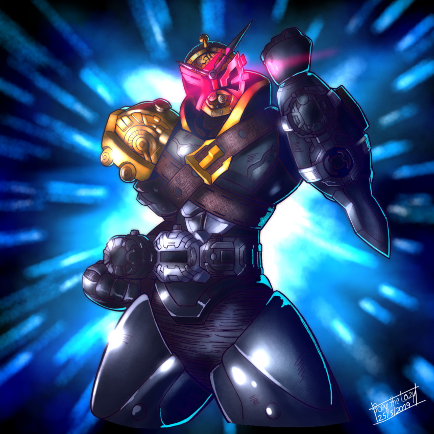 1boy, antennae, armor, belt, gloves, glowing, glowing_eyes, highres