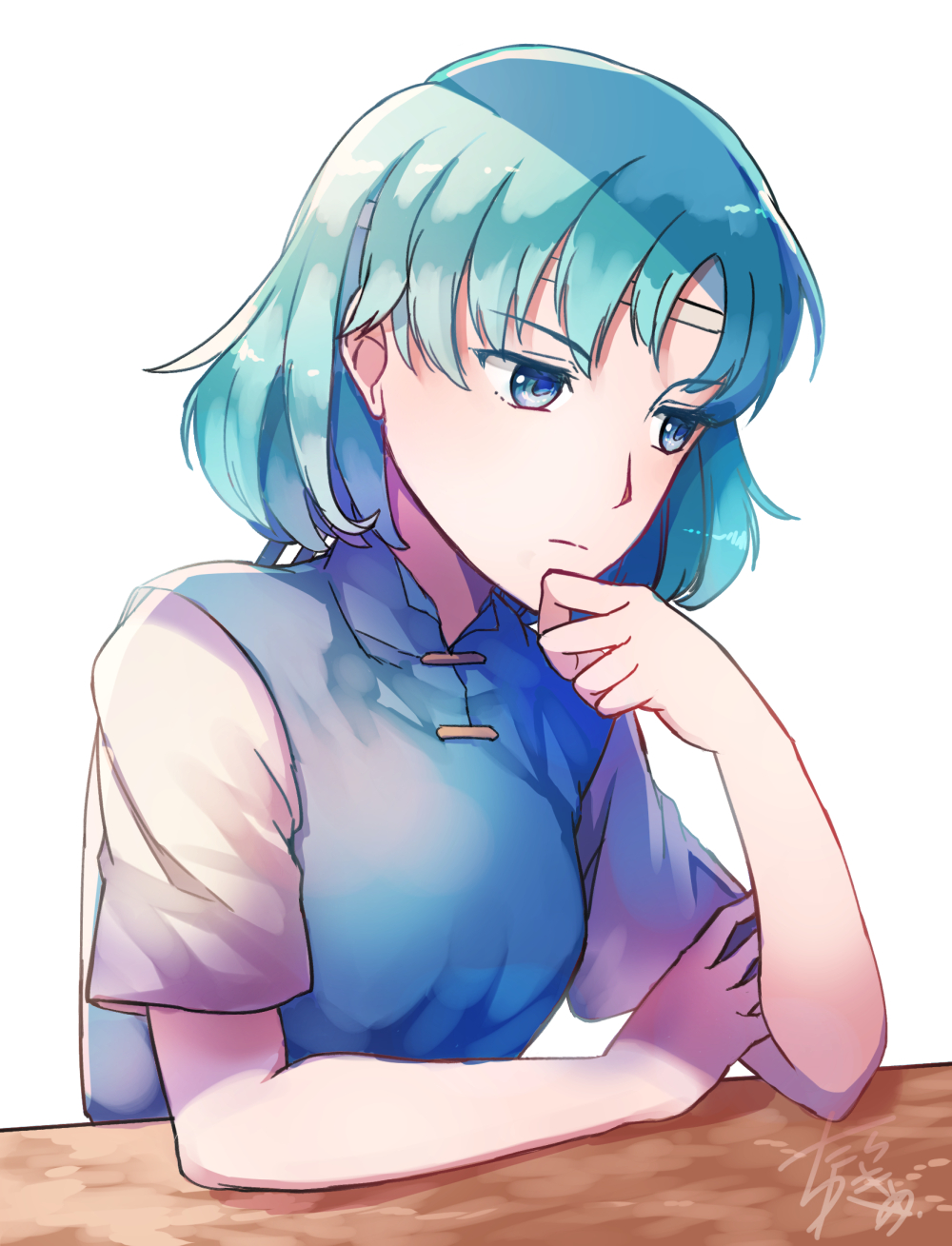 1girl, blue_eyes, blue_hair, catria_(fire_emblem), closed_mouth, fire_emblem, fire_emblem:_mystery_of_the_emblem, highres