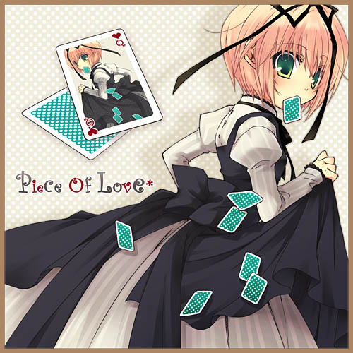 card_in_mouth, cards, dress, falling_card, lowres, mouth_hold, original, yano_mirura