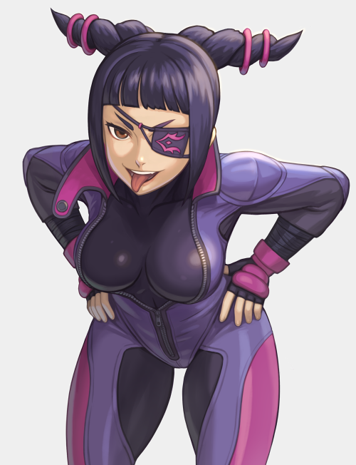 1girl, :p, alternate_eye_color, bangs, biker_clothes, bikesuit, black_bodysuit, black_gloves