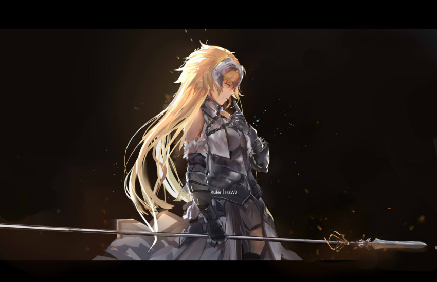 1girl, armor, bangs, bleeding, blonde_hair, blood, braid, chain