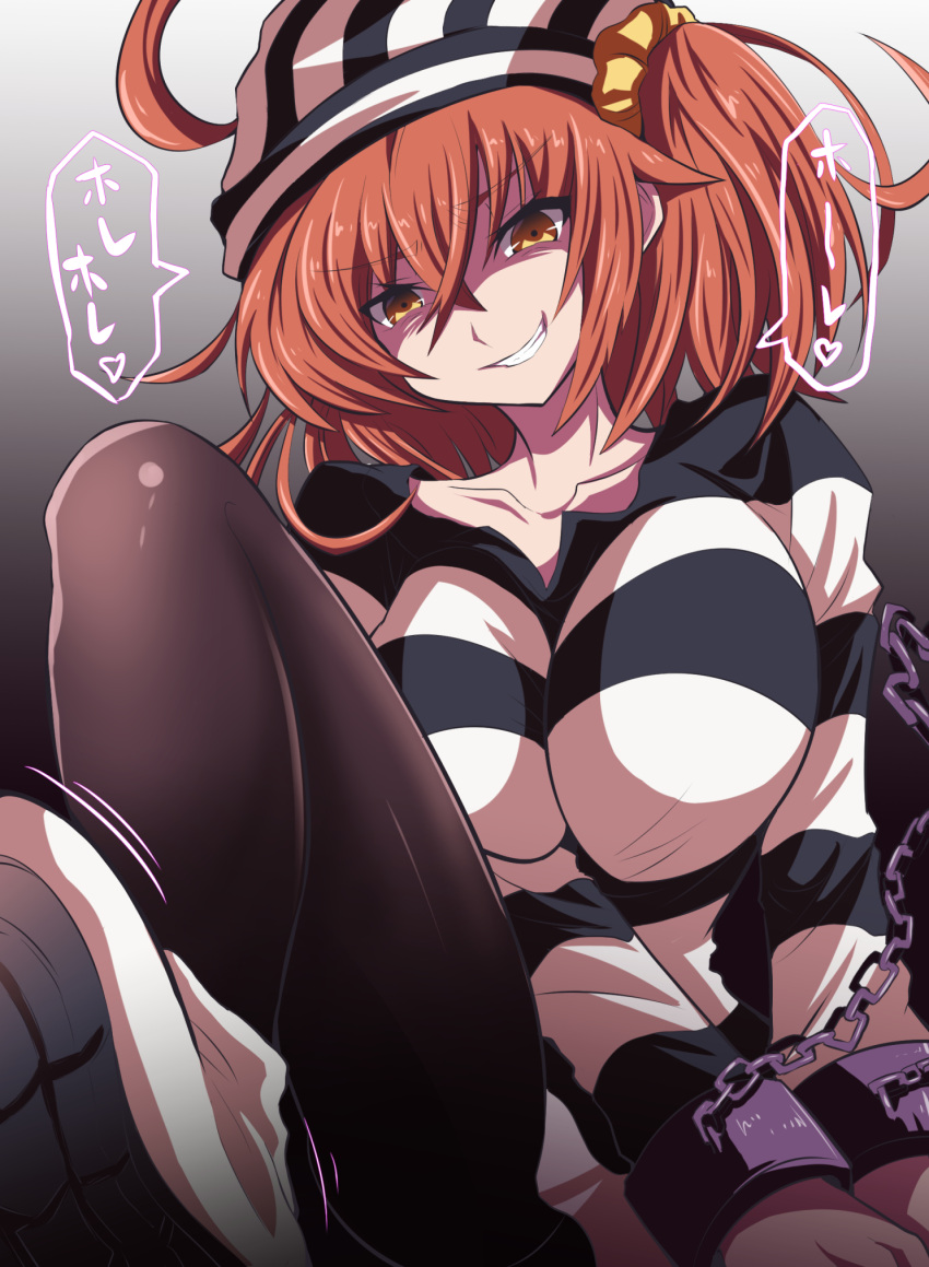 1girl, black_legwear, breasts, eyebrows_visible_through_hair, fate/grand_order, fate_(series), fujimaru_ritsuka_(female), fujitaka_nasu