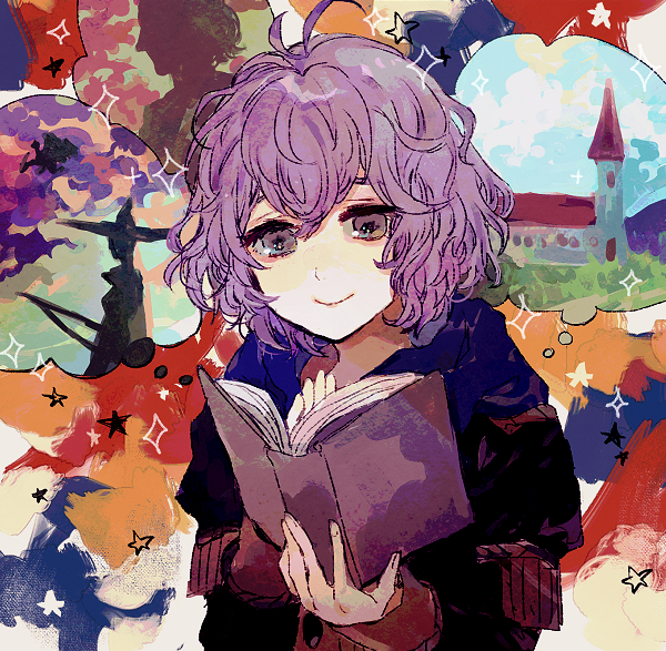 1girl, bernadetta_von_varley, book, brown_eyes, church, european_clothes, fire_emblem, fire_emblem:_three_houses