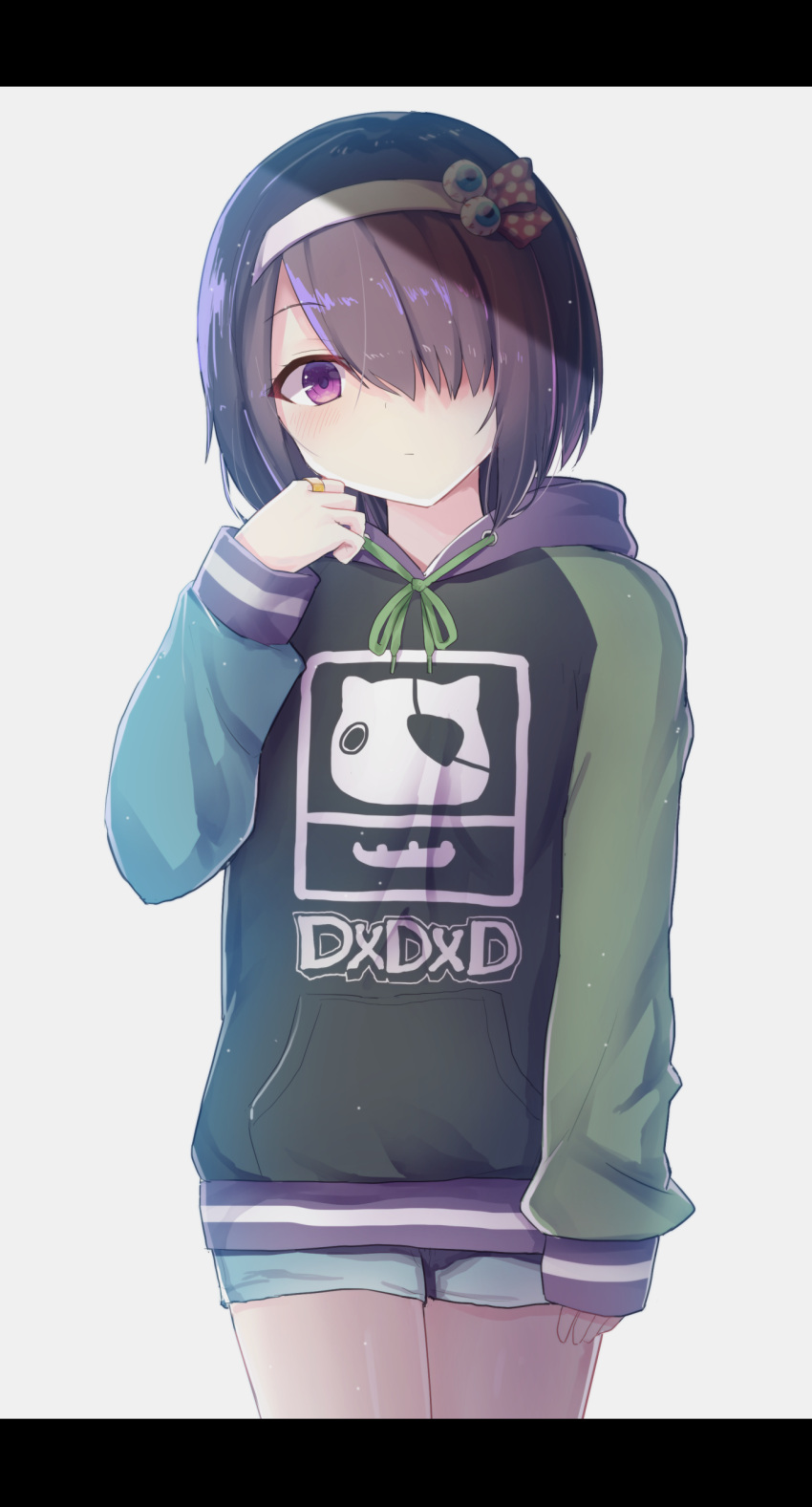 1girl, absurdres, blush, closed_mouth, expressionless, eyebrows_visible_through_hair, gabriel_dropout, hair_over_one_eye