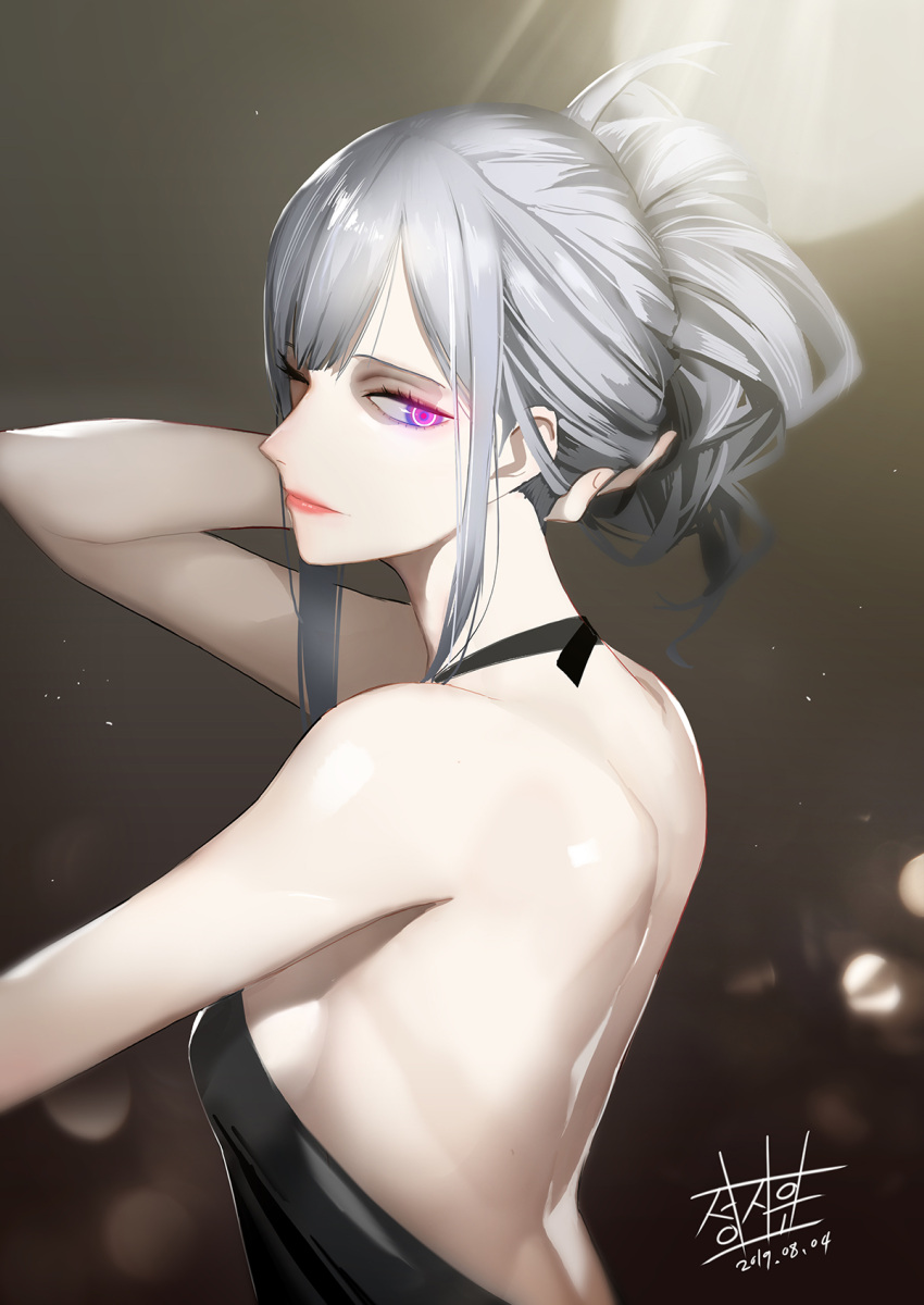 1girl, ak-12, ak-12_(girls_frontline), breasts, girls_frontline, highres, large_breasts, long_sleeves