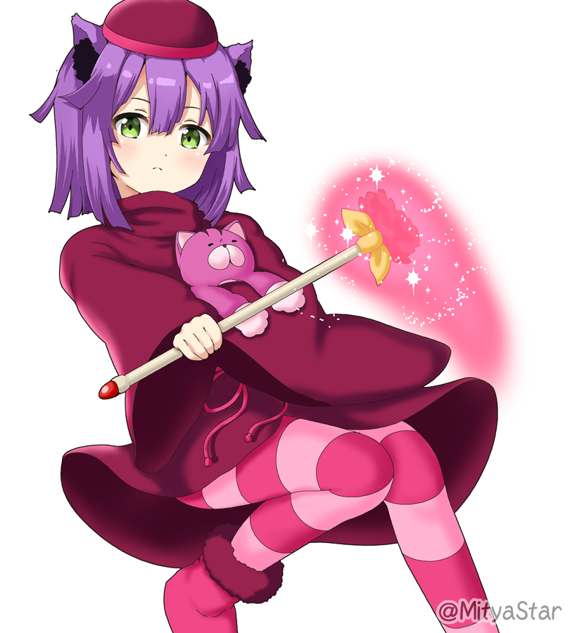 1girl, akanegakubo_momo, animal_ear_fluff, animal_ears, bangs, blush, cat_ears, closed_mouth