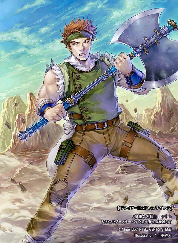 1boy, artist_name, axe, bag, belt, bracelet, fire_emblem, fire_emblem:_the_binding_blade