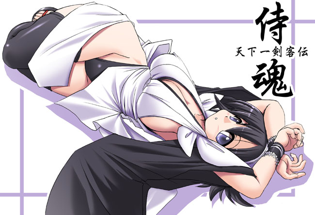 huge_breasts, iroha, samurai_spirits, thigh-highs, thighhighs, tongpoo, tonpuu