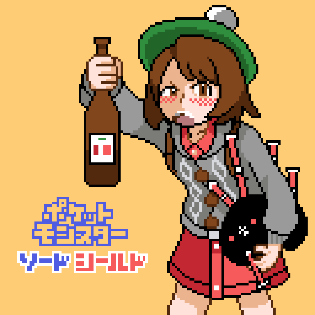 alcohol, angry, bagpipes, beret, blush, brown_eyes, brown_hair, dress