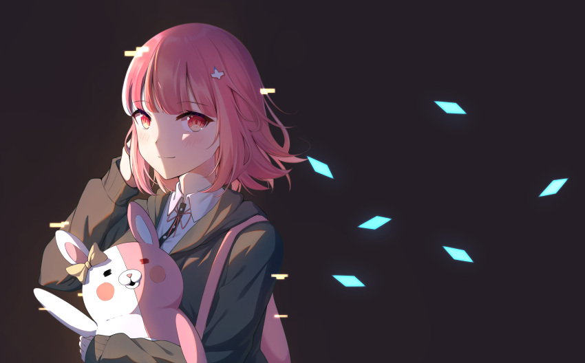 1girl, absurdres, animal_ears, backpack, bag, bangs, blush, bow