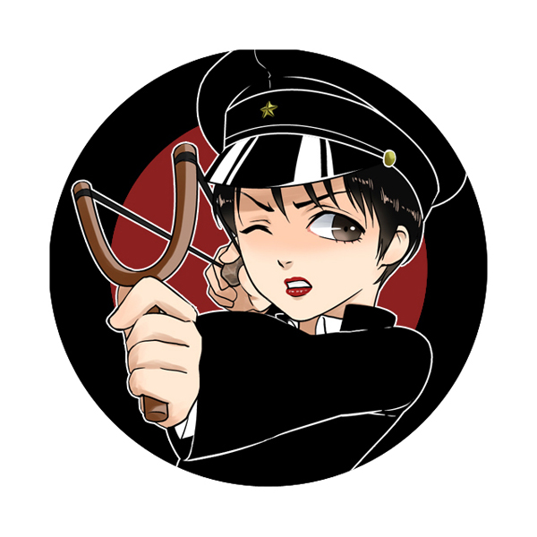 1boy, gakuran, hat, lips, litchi_hikari_club, looking_away, male_focus, maplec62