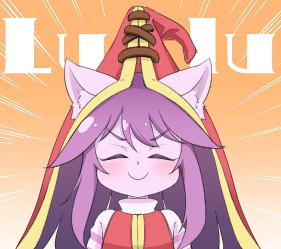 1girl, animal_ears, blush, character_name, eyebrows_visible_through_hair, hat, kinokodake, league_of_legends