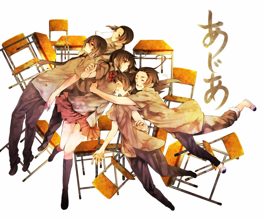 china, hana_(yui), hetalia_axis_powers, hong_kong, japan, korea, seifuku, taiwan