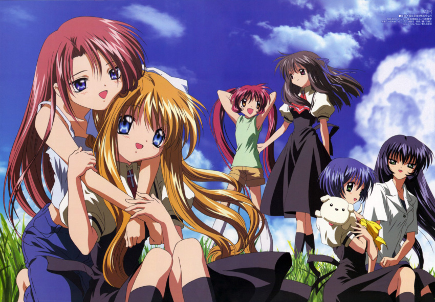air, group, kamio_haruko, kamio_misuzu, key, kirishima_hijiri, kirishima_kano, megami