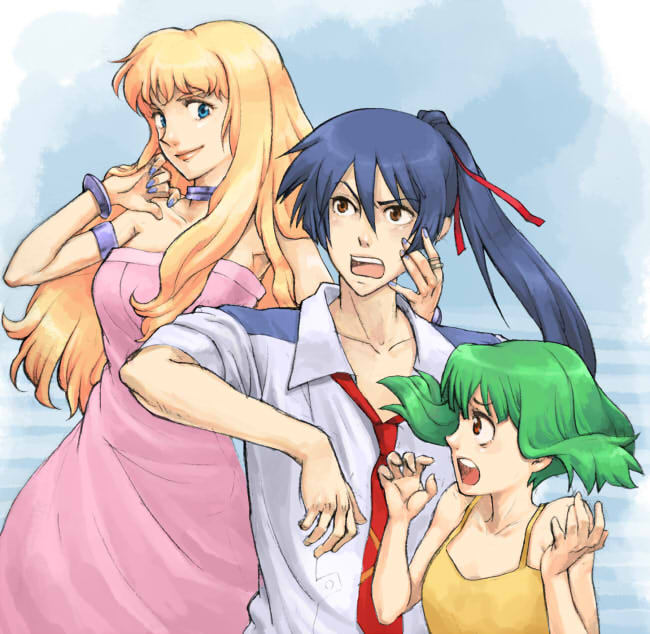 macross, macross_frontier, niratoro, ranka_lee, saotome_alto, sheryl_nome