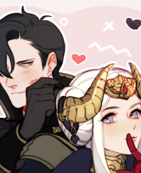 1boy, 1girl, black_hair, blonde_hair, blue_eyes, blush, cape, couple