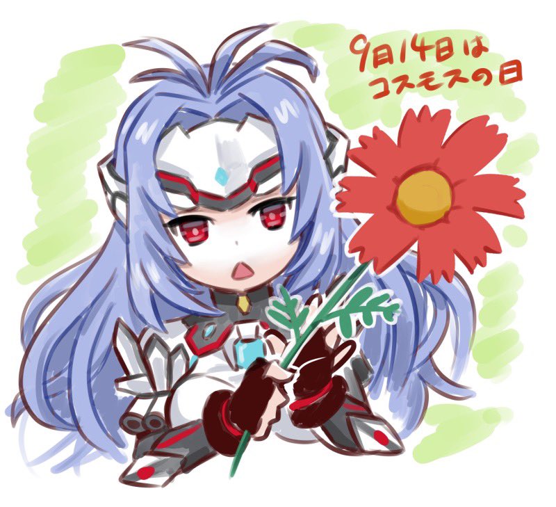 1girl, android, bandai_namco, bare_shoulders, blue_eyes, blue_hair, breasts, cyborg