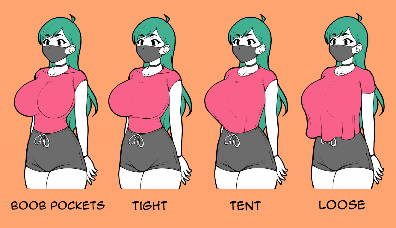 1girl, ahoge, arms_behind_back, black_eyes, black_shorts, breasts, choker, collarbone