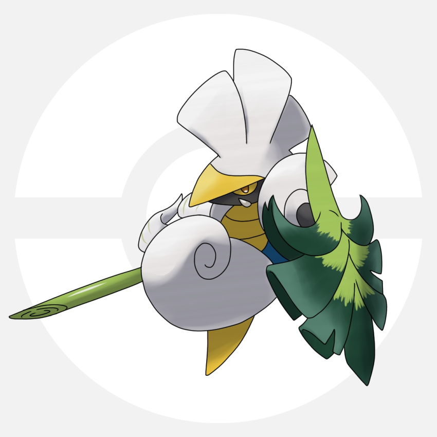 1other, creatures_(company), escavalier, fakemon, fusion, game_freak, helmet, modeler3622, nintendo, no_humans, olm_digital, poke_ball_symbol, pokemon, pokemon_(anime), pokemon_(creature), pokemon_(game), pokemon_bw, pokemon_bw2, pokemon_swsh, shield, simple_background, sirfetch'd, solo, spring_onion, sugimori_ken_(style), yellow_eyes