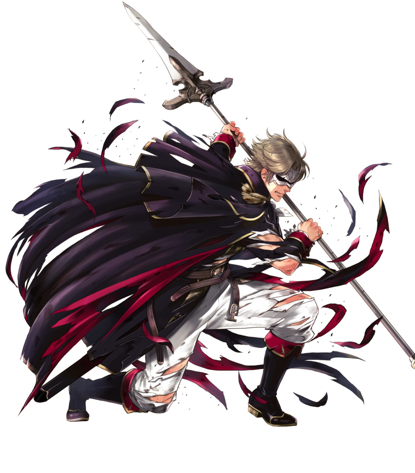 1boy, belt, blonde_hair, boots, camus_(fire_emblem), cape, epaulettes, fire_emblem