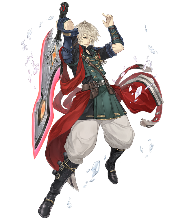 1boy, blonde_hair, blue_eyes, boots, crossover, crystal, final_fantasy_brave_exvius, full_body