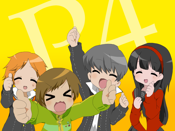 amagi_yukiko, arisaka_ako, chibi, hanamura_yousuke, lucky_star, motteke!_serafuku, narukami_yuu, parody