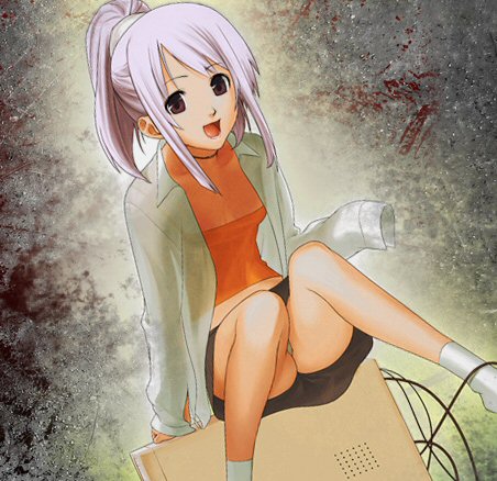 dress_shirt, lowres, midriff, mimi_(mnemosyne), mnemosyne, panties, pantyshot, pantyshot_sitting