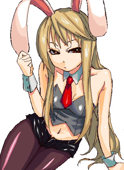 bunny_ears, legwear_under_shorts, niwa_zen, original, pantyhose, rabbit_ears, shorts
