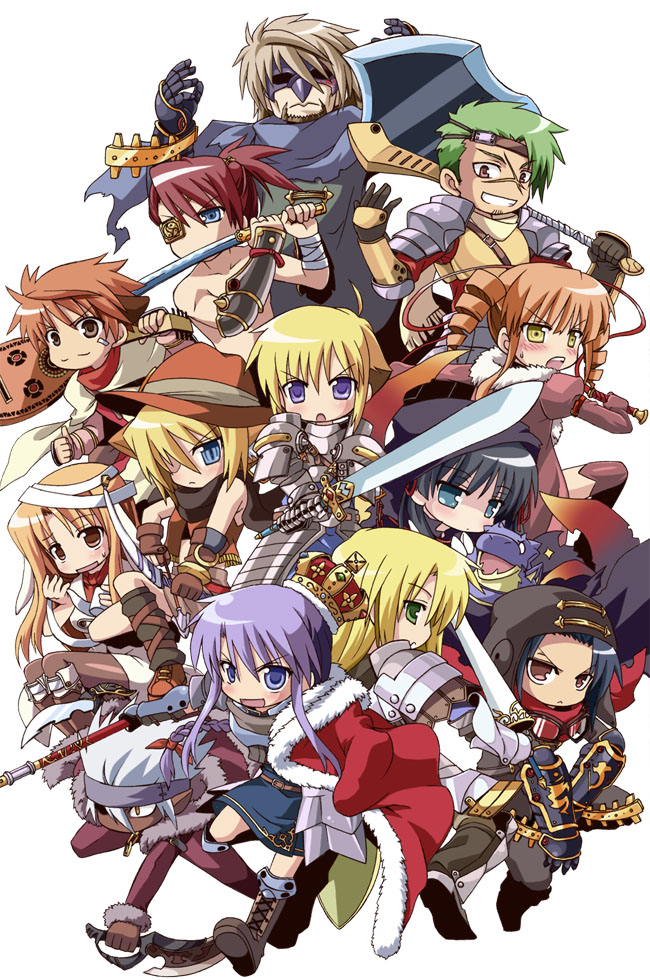 bard_(sekaiju), curse_maker, dark_hunter, etrian_odyssey, medic, medic_(sekaiju), paladin, paladin_(sekaiju)